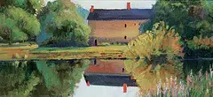 Studie by Richard Berg, 2001, oil on canvas board, sold Dec 2021