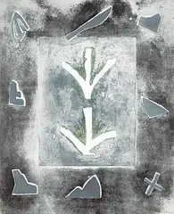 David Bolduc, Portland Niagara 3 #7/30, 1982, colour etching on paper