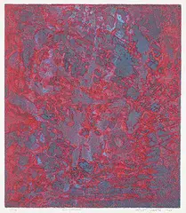 Robert Savoie, Bois Nocturne #27/50, 1964, colour silkscreen on paper