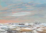 Helen Marjorie Durrant, Untitled - Winter Sunset, pastel on paper