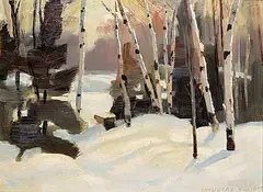 Douglas Ferguson Elliott, Late Afternoon Light, oil on wood board