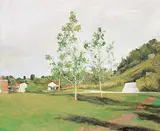Rino Friio, Sunnyside Trees, oil on canvas