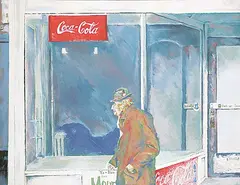 Britton Michael Francis, Untitled - Passing the Corner Store, oil on canvas