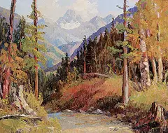 Alec John Garner, Autumn, 1961, oil on wood board