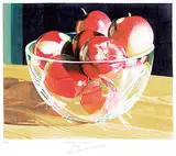 Sam Hamilton, Waterford with Apples, 2000, coloured pencil on paper