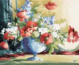 William Garnet Hazard, Untitled - Floral Splendour, watercolour on paper