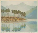 Robert Herdman-Smith, Blea Tarn, colour engraving on paper