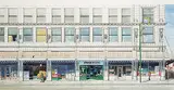 John Adrian James Little, Burns Building, 1980, watercolour on paper