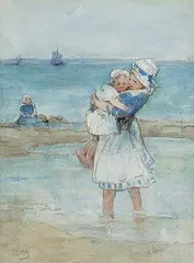 James Little Sr., Sea Urchins, watercolour on paper
