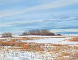 Myles Joseph MacDonald, Winter Afternoon [No.7], 1979, acrylic on canvas