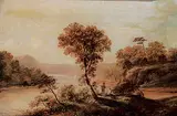 Horatio McCulloch, Loch Long, oil on canvas