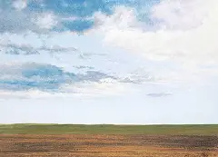 Craig Milliken, Untitled - Big Blue Sky, 1980, pastel on paper