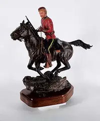 Tom Moro, Sergeant N. W. M. P. #3/30, 1983, painted bronze