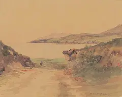 Loch Ness by D. Scott Murray, watercolour on paper, sold Dec 2021