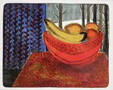 Ardez #6/50 by John Harold Thomas Snow, colour lithograph on paper, sold Dec 2021