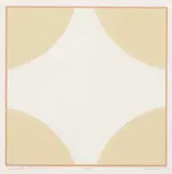 Tony Tascona, White Space #A/P, 1980, colour silkscreen and embossing on paper
