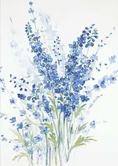 Merle Stewart, Wildflowers, watercolour on paper