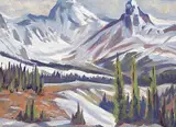 John Davenall Turner, Mountains - Jasper Park