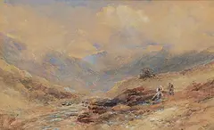 Eskdale Cumberland by Edward Tucker, watercolour on paper, sold Dec 2021
