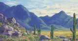 Randy Van Beek, Prairie Storm, oil on canvas board