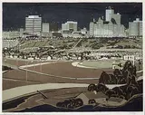 George Weber, Edmonton Nocturne 2 #16/60, 1965, colour silkscreen on paper
