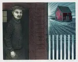 David Blackwood, Uncle Elias Feltham's House on Braggs Island #20/50