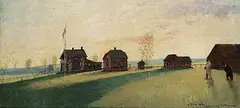 William Brymner, Gleichen N.W.T., 1886, oil on canvas