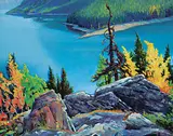 John H. Burrow, Lake Minnewanka Viewpoint