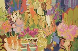 Claudette Castonguay, Rendez - Vous au Jardin, 2009, acrylic on canvas