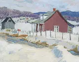 Horace Champagne, Untitled - Winter Road