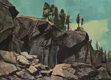 Alan Caswell Collier, On Opabin Plateau [Lake O'Hara Group]
