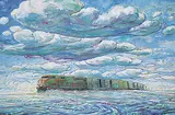 Steve Coffey, Winter Rumble, oil on canvas
