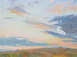 Orestes de Grandmaison, Stormy Sunset Alberta