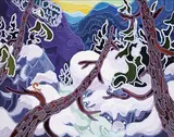 Real Fournier, Amis De La Nature, 2005, acrylic on canvas