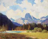 Roland Gissing, Untitled - Rocky Mountain Valley