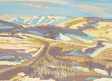 Illingworth Kerr, Brief Thaw, 1985, oil on wood board