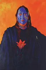 Terry McCue, Tiger Lily's Spirit, 1996, acrylic on canvas