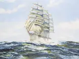 Robert Mcvittie, Nippon Maru, oil on canvas