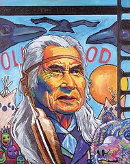 Frederick McDonald, My Face is the Land, 1996, acrylic on canvas