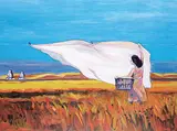 Alison Philpotts, Untitled - Fresh Whites, acrylic on canvas