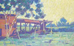 Joseph Francis Plaskett, The Last Shed, 1972, oil on canvas