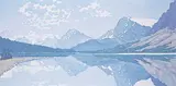 Deborah Lougheed Sinclair, Early Morning - Bow Lake, 1988, acrylic on canvas