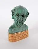 Joseph Fafard, Bortnick #2/7, 1988, bronze sculpture