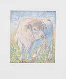 Joseph Fafard, August #PP, 1986, colour etching on paper