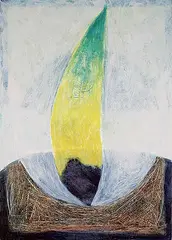 Helena Hadala, Crucible, 1993, acrylic on canvas