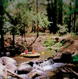 Toni Hafkenscheid, Kids in Raft, colour photograph on paper