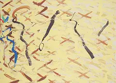 Don Reichert, Water Dancing, 1986, acrylic on paper