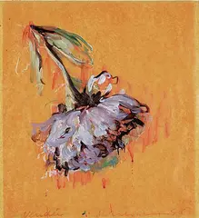 Tony Scherman, Vendei, 1998, encaustic on paper