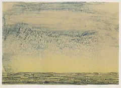 Takao Tanabe, Prairie Morning #22/37, colour lithograph on paper
