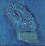 Raymond Arnatt, Falling Man, 1995, mixed media on plaque